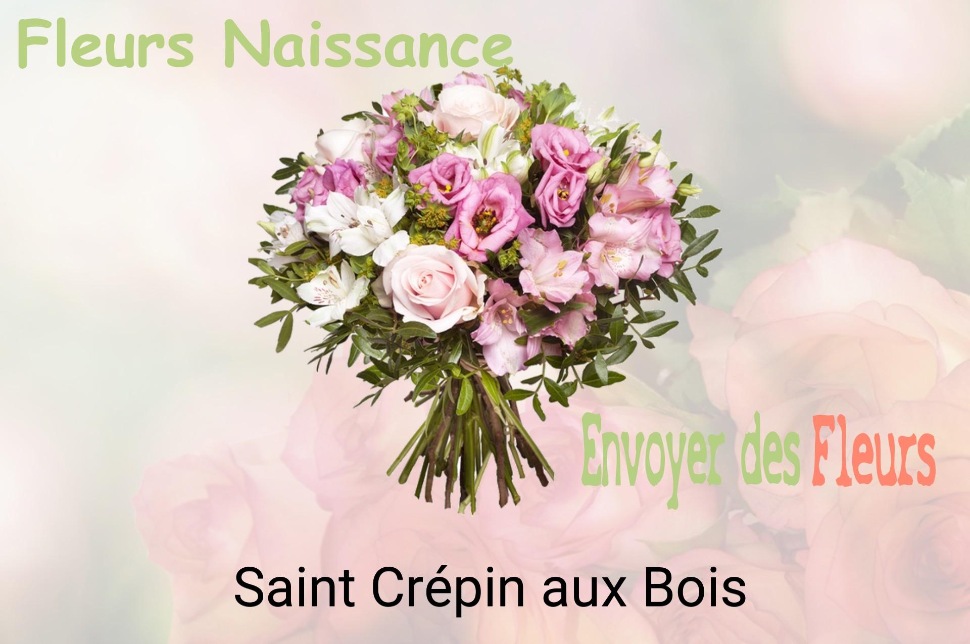 Bouquet de fleurs de naissance livré à Saint-Crépin-aux-Bois